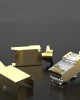 AMPCOM AMPCOM Seven Types of Crystal Head Pure Copper Shielded Network Cable Connector CAT7 Gigabit Network Cable Connector