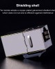 CAT 6 Shielded Pass  through Network Module  Dual Ports Panel   Shielded Pass  through  Gold