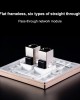 CAT 6 Shielded Pass  through Network Module  Dual Ports Panel   Shielded Pass  through  White