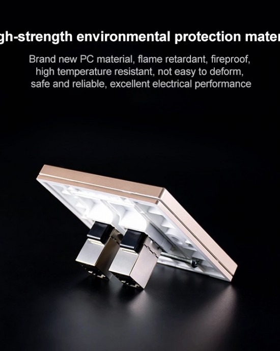 CAT 6 Shielded Pass  through Network Module  Dual Ports Panel   Shielded Pass  through  White
