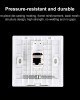 CAT 6 Shielded Pass  through Network Module  Dual Ports Panel   Shielded Pass  through  Gold