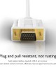 TC026 1 8m 1080P USB  C   Type  C Male to VGA Male Adapter Cable