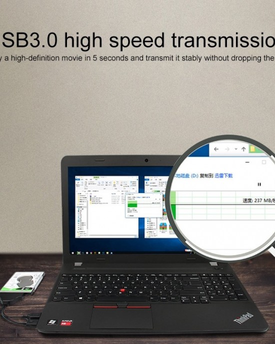 USB 3 0 to SATA 3G USB Easy Drive Cable  Cable Length  15cm