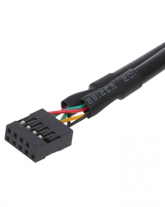 9 Pin USB 2 0 Desktop Computer 1 to 4 Pin Extension Cable Breakout Connector