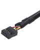 9 Pin USB 2 0 Desktop Computer 1 to 4 Pin Extension Cable Breakout Connector