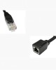 2 Sets RJ45 Network Signal Splitter Upoe Separation Cable  Style  U  02 3 Crystal Heads   1 Female