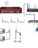 2 Sets RJ45 Network Signal Splitter Upoe Separation Cable  Style  U  02 3 Crystal Heads   1 Female