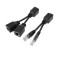 2 Sets RJ45 Network Signal Splitter Upoe Separation Cable  Style  U  03 2 Crystal Heads   2 Female