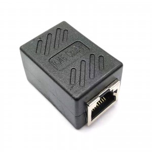 10 PCS Network Straight  through Head RJ45 Network Cable Connector Butt Joint 8P8C Shielded Double  pass Head