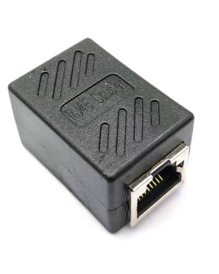 10 PCS Network Straight  through Head RJ45 Network Cable Connector Butt Joint 8P8C Shielded Double  pass Head