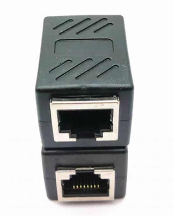 10 PCS Network Straight  through Head RJ45 Network Cable Connector Butt Joint 8P8C Shielded Double  pass Head