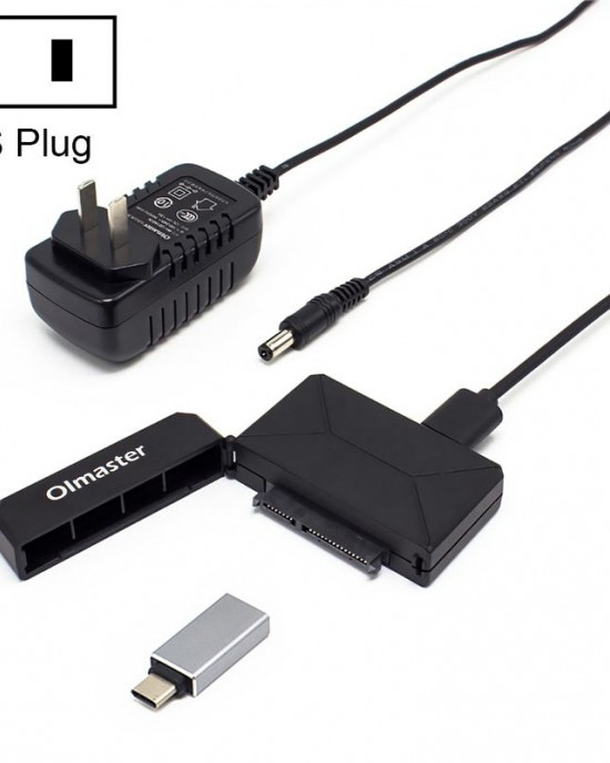 Olmaster External Notebook Hard Drive Adapter Cable Easy Drive Cable USB3 0 to SATA Converter  Style  Hard Disk   Type  C Adapter  Size  3 5 Inch  US Plug