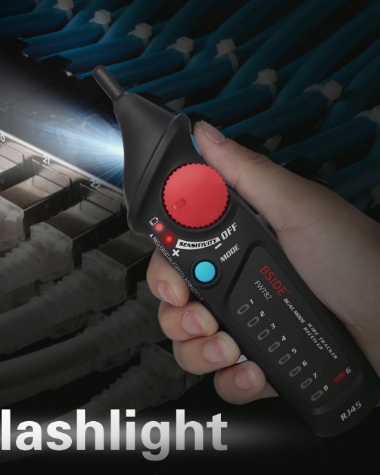 BSIDE FWT82 Analog And Digital Dual  Mode Anti  Interference Intelligent Line Finder Network Cable Tracker