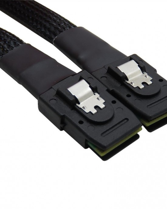 SAS36P SFF  8087 to SAS36P Cable Motherboard Server Hard Disk Data Cable  Color  Black 0 7m