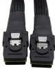 SAS36P SFF  8087 to SAS36P Cable Motherboard Server Hard Disk Data Cable  Color  Black 0 7m