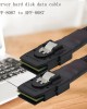 SAS36P SFF  8087 to SAS36P Cable Motherboard Server Hard Disk Data Cable  Color  Black 0 7m