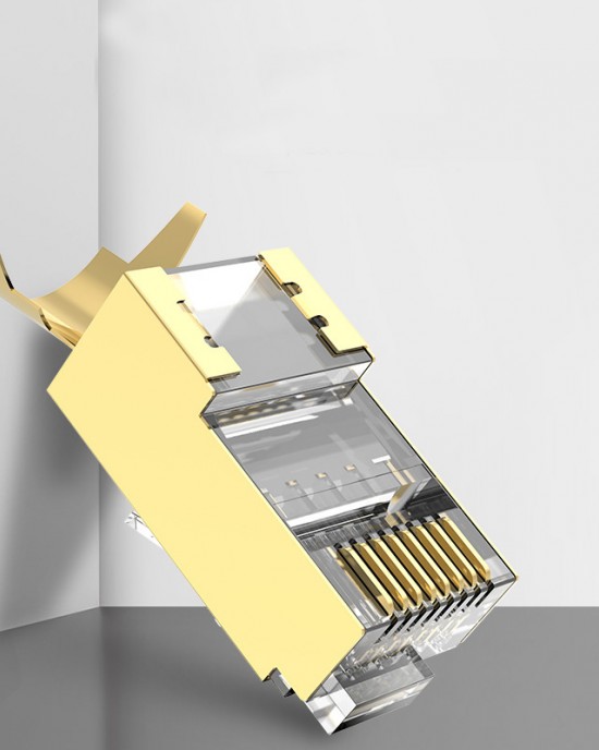 AMPCOM AMPCOM Seven Types of Crystal Head Pure Copper Shielded Network Cable Connector CAT7 Gigabit Network Cable Connector